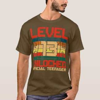 レベル13ロック解除13番目のビデオ誕生日ギフト(57) Tシャツ