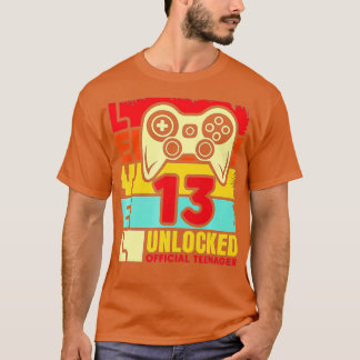レベル13ロック解除13番目のビデオ誕生日ギフト(62) Tシャツ