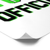 レベル13ロック解除13th誕生日ビデオゲーム ポスター (角)