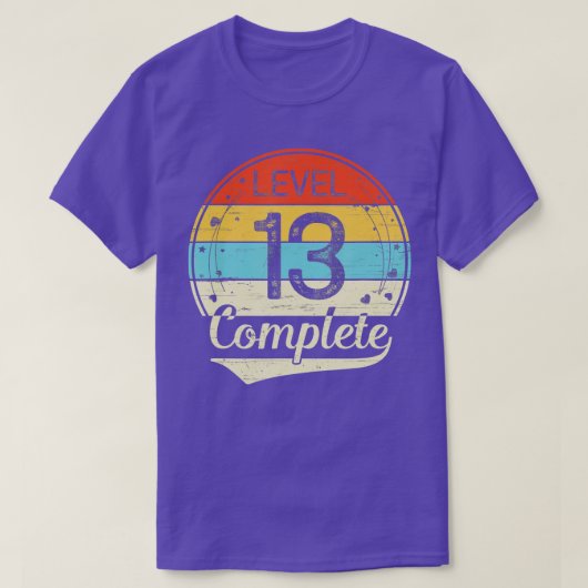 レベル13完全13周年記念結婚ギフトこんにちは Tシャツ (デザイン正面)