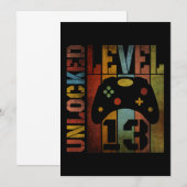 レベル13解除 招待状 (正面/裏面)