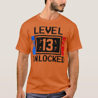 レベル13誕生日少年13歳ビデオゲームG Tシャツ
