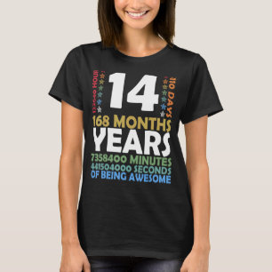 レベル14ロック解除されたビデオゲーム14th誕生日パーティーR Tシャツ