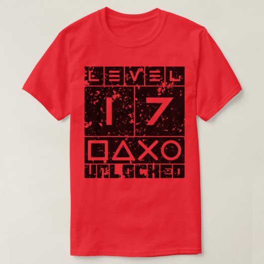 レベル17のロック解除 Tシャツ (デザイン正面)