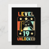 レベル19のロック解除 サンキューカード (正面/裏面)