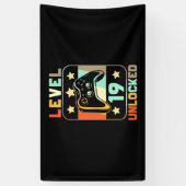 レベル19のロック解除 横断幕 (縦)