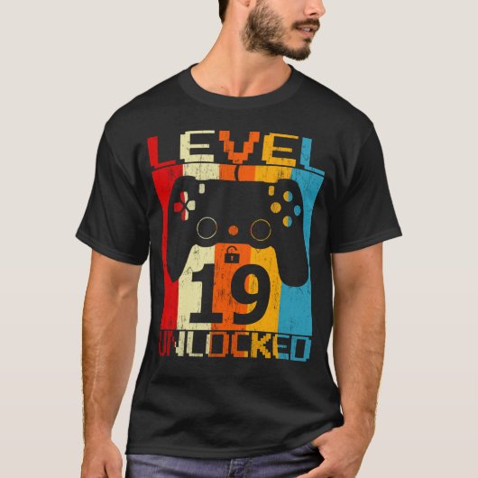 レベル19のロック解除 Tシャツ (正面)