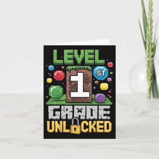 レベル1 初級者 初めてのアンロック ゲーム 初めての学校 カード (正面)