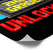 レベル2級ロック解除された新学期初日 ポスター (角)