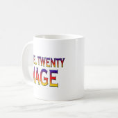 レベル20のイメージ コーヒーマグカップ (正面左)