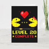 レベル20達成 ゲーマーズ20周年結婚記念日  カード (正面)