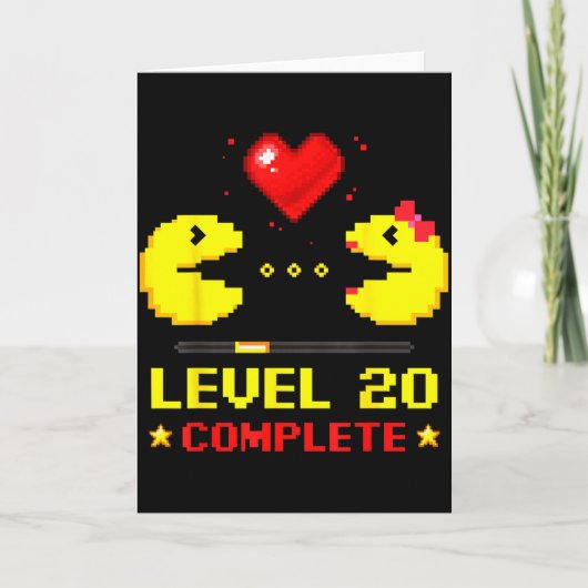 レベル20達成 ゲーマーズ20周年結婚記念日  カード (正面)