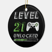 レベル21のロック解除されたセラミックオーナメント セラミックオーナメント (左)