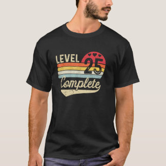 レベル25 25周年記念日 25年 婚姻 Tシャツ