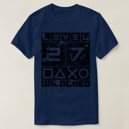 レベル27のロック解除 Tシャツ (デザイン正面)