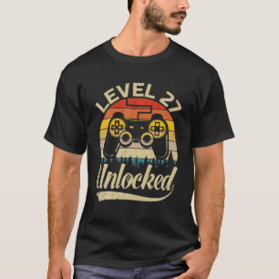レベル27ロック解除されたヴィンテージレトロビデオゲーム27th Bi Tシャツ