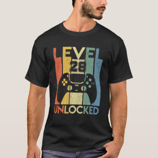 レベル28ロック解除誕生日28歳My 28Th Tシャツ