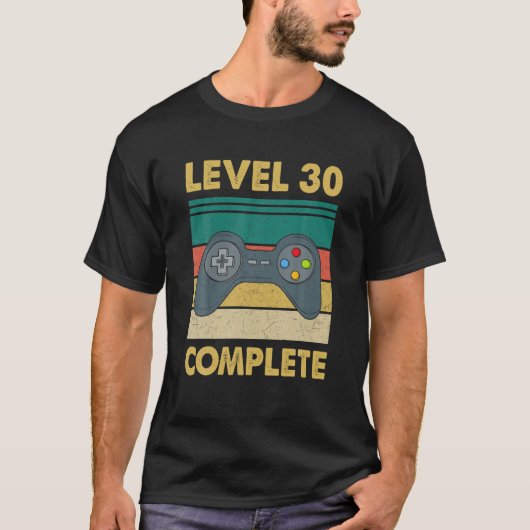 レベル30完全ビデオゲーマー – 30th結婚のAnive Tシャツ (正面)