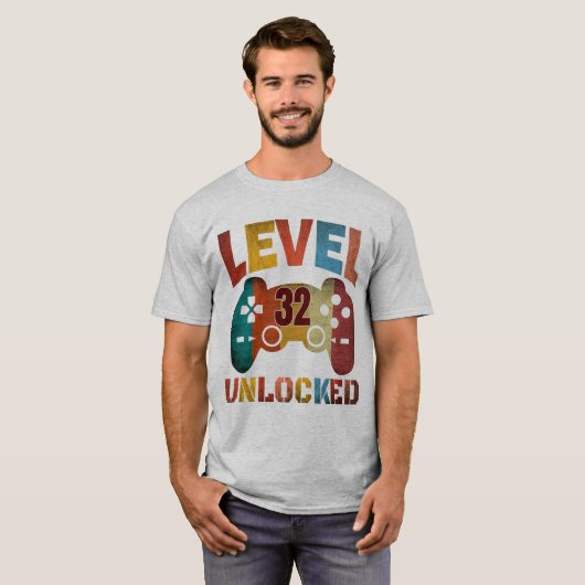 レベル32アンロックTシャツ Tシャツ (正面フル)