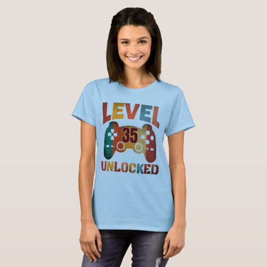 レベル35アンロックTシャツ Tシャツ (正面フル)
