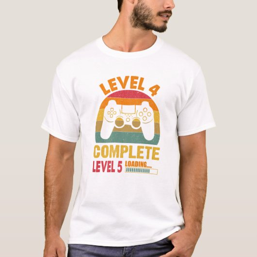 レベル4コンプリートヴィンテージレトロ Tシャツ (正面)