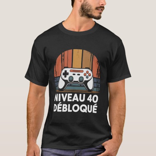 レベル40解除 Tシャツ - 4歳の誕生日プレゼント (正面)