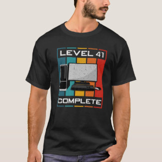 レベル41完全I 41番目の誕生日コンピュータゲーム Tシャツ