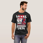 レベル44歳1979第44ゲーマー以来のロック解除 Tシャツ (正面フル)
