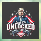 レベル47のロック解除されたトランプが成熟した日 ウィンドウサイン (シート3)