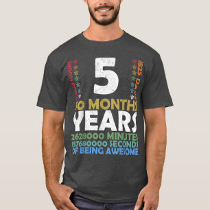 レベル5ロック解除されたビデオゲーム5th誕生日パーティーRet Tシャツ