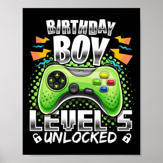 レベル5解除 ゲーム 5歳の誕生日 ギャマーのギフト ポスター (正面)