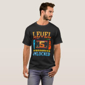 レベル5解除 5歳の誕生日 お祝いTシャツ ゲーム Tシャツ (正面フル)