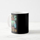 レベル5解除 5歳の誕生日 5歳児へのプレゼント ゲーム好き コーヒーマグカップ (正面左)