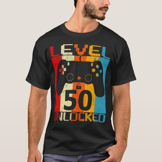 レベル50のロック解除 Tシャツ (正面)