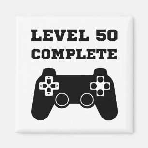 レベル50の誕生日が50歳に達しました マグネット