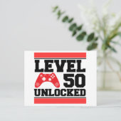 レベル50達成 ポストカード (スタンド正面)