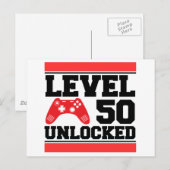 レベル50達成 ポストカード (正面/裏面)