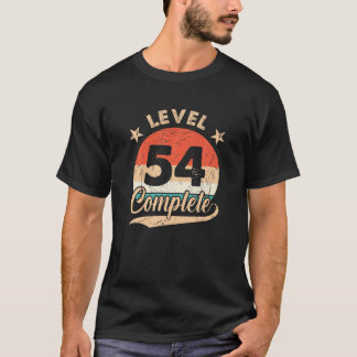 レベル54完全レトロ54th結婚のアニバーサリー tシャツ