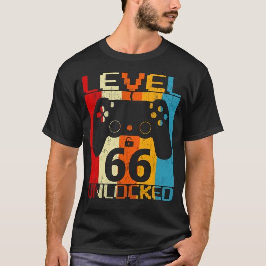 レベル66のロック解除 Tシャツ (正面)