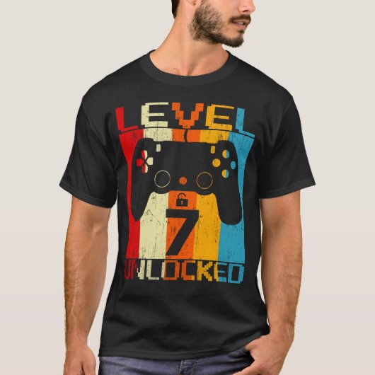 レベル7のロック解除 Tシャツ (正面)