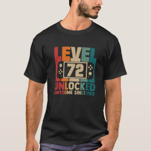 レベル72ロック解素晴らし除1950ビデオゲーマー72nd Bi Tシャツ