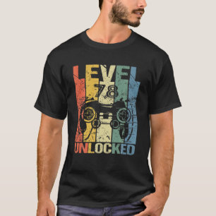 レベル78ロック解除素晴らし1944ビデオゲーム78th Bir Tシャツ