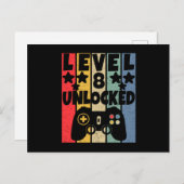 レベル8のロック解除 ポストカード (正面/裏面)