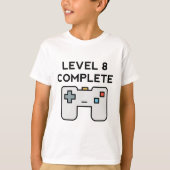 レベル8の完全な第8誕生日 Tシャツ (正面)
