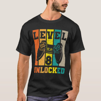 レベル8ロック解除素晴らし2013ビデオゲーム8誕生 Tシャツ