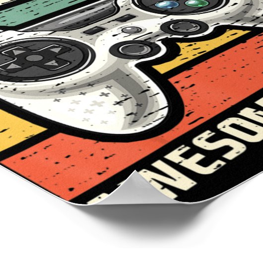 レベル8ロック解除素晴らし2014ビデオゲーム8誕生 ポスター (角)