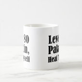 レベル80の聖騎士、自分を癒せ コーヒーマグカップ (中央)