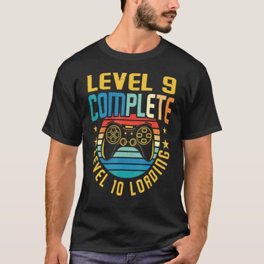 レベル9完全レベル10ロード9番目の誕生日Vid Tシャツ (正面)