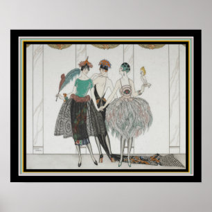「レベレスソーヴァゲッツ」アールデコ16x20 ポスター