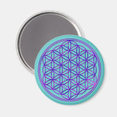 レベンスの花 |ピンクブルー マグネット (正面/裏面)